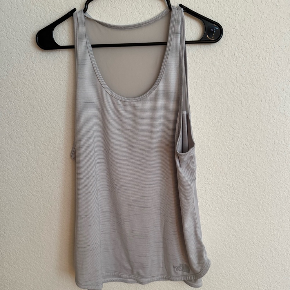 The North Face Light Gray Racerback Tank Top